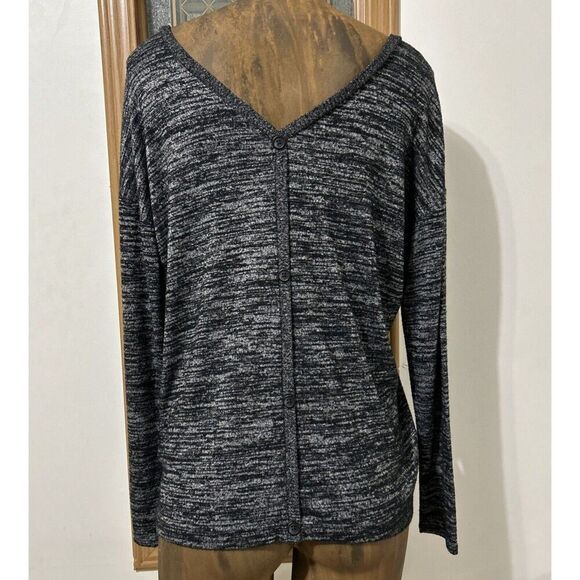 Tahari Sweater Buttons Cardigan Slouch Oversized - Picture 3 of 7